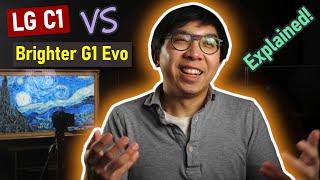 2021 LG OLED TV Models: C1 (48" to 83") vs Brighter G1 Evo (Max 77") vs 8K Z1