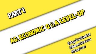 Agricultural Economics Q & A Level-up Part 1