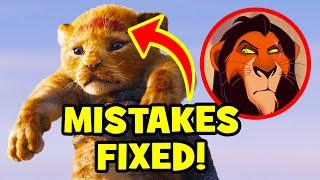 17 Disney Mistakes FIXED In THE LION KING (2019)