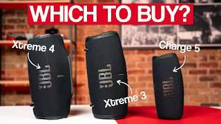 JBL Xtreme 4 vs JBL Xtreme 3 & JBL Charge 5
