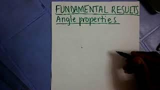 ANGLE PROPERTIES part 1