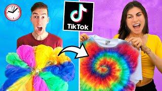 VIRAL TIKTOK TIE DYE LIFE HACKS TESTEN! #143