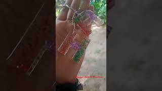 Resin keychains | Letter keychain | Haniya Tech & Creations