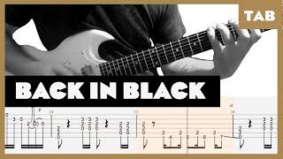 AC/DC - Back in Black - Guitar Tab | Lesson | Cover | Tutorial