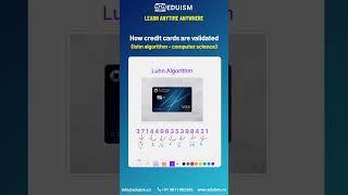 How Credit Cards are Validated?#luhnalgorithm #computerscience #creditcard #programming #ml #ai #web