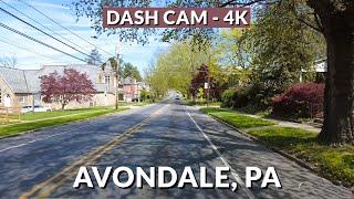 Avondale, PA in 4K: Serene Drive Through Charming Countryside | Explore Pennsylvania's Beauty