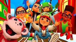 CÓMO SE JUEGA SUBWAY SURFERS ? EL MONO SÍLABO JUEGA. GAMEPLAY. JUEGOS DE TELÉFONO MÓVIL