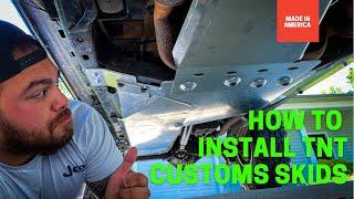 Beefing it up! TNT Customs Jeep JK belly skid plate system install