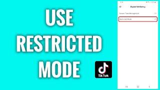 How To Use TikTok Restricted Mode