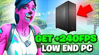 How I Got 240 FPS in Fortnite on My Low-End PC - FPS Boost & Fix Stutters