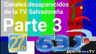 Canales desaparecidos de la TV Salvadoreña Parte 3 (René Blight)