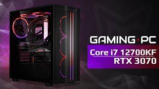 Intel Core i7 12700K and RTX 3070 PC build 2022 how to build PC 2022 DIY PC build