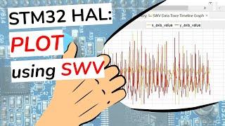 STM32CubeIde: plotting data using SWV.