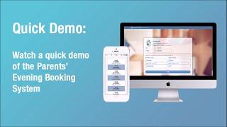 5 Minute Demo of the Parents' Evening Booking System