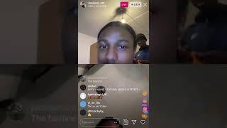 Kid Raps on Double Lz OFB Live Instagram! Hard Freestyle