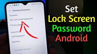 Mobile Par Screen Lock Password Kaise Lagaen - pattern lock kaise lagaye - Screen lock kaise lagaye