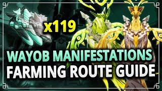 Wayob Manifestations All Locations Farming Route Guide | Genshin Impact 5.0