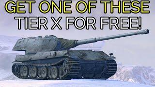 GET ONE OF THESE TIER X TANKS FOR FREE!