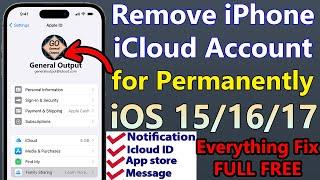 How to Remove iCloud Account from iPhone without Password in Full Free | iOS 15-17 Everything Fix