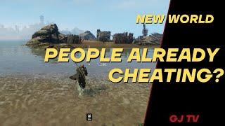 New world People already cheating? Crazy shooting bow speed