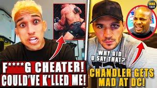 Charles Oliveira GOES OFF on Michael Chandler FOR CHEATING! Chandler GETS MAD at DC! Bisping-Jones