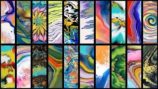33 x Different Acrylic Pouring - Best of 2023 - Compilation
