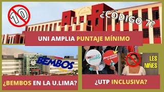 UNI amplia vacantes | ¿UTP inclusiva? | Bembos en la U-Lima | NOTI-U #1