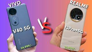 vivo V40 5G vs realme 13 Pro Plus 5G - Detailed Comparison | Techunwind