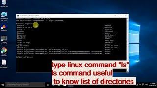 How to Execute or Run Linux/Unix commands in Windows (Cygwin Installation)