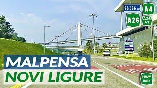 Percorso Multi-Stradale | Aeroporto Milano MALPENSA - NOVI LIGURE | SS 336 dir - A4 - A26 - A26/A7