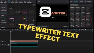 Creative Typewriter Text Effects in CapCut PC 2024 | Step-by-Step Guide