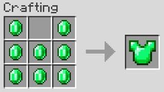 Minecraft UHC but you can craft emerald items..