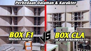 Perbedaan Dalaman & Karakter Box F1 Minionss Jember vs CLA 3D BOX BONDOWOSO