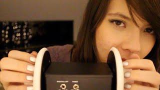 ASMR 3dio Ear Massage, Tapping, and Close Whispers