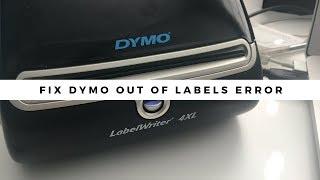 Dymo LabelWriter 4XL "Out of Labels" Error on Mac