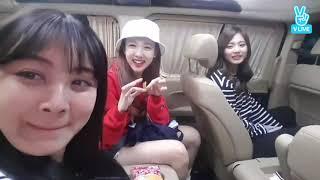 [Eng Sub] 2017-05-18 트와이스 첫방 끝 | jihyo, nayeon, tzuyu, mina and chaeyoung on their way home