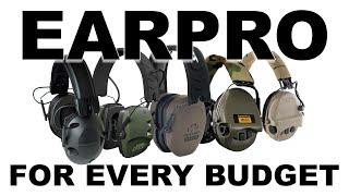 THE BEST EARPRO FOR YOUR BUDGET | review Peltor vs ISOTunes vs Sordin vs Safariland vs Walkers