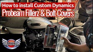How to install Probeam Fillerz & Fender Support Bolt Covers on a 2023 Harley-Davidson Road Glide CVO