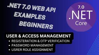 .NET 7 Web API Examples for beginners | user & access management system | Role based access handling