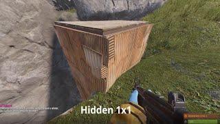 Raiding a  1X1 HIDDEN IN CLIFF , RUST 10X