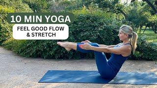 10 Min Yoga to Feel Good | Improve Flexibility | Yoga 4:13 with Tauni