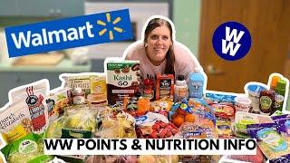 Healthy WALMART Grocery Haul | Weightwatchers Points | Weight Loss Journey | New WW Plan