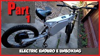 ENDURO E BIKE BUILD PART 1 UNBOXING