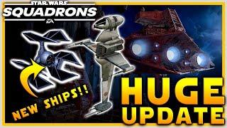 HUGE Star Wars: Squadrons Update - B-Wing, Tie Defender, Private Matches & New Map!