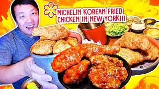 Michelin Korean FRIED CHICKEN & GREATEST Hotpot Buffet EVER in New York with UNLIMITED Durian!