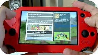 Minecraft Playstation Vita First Impressions Gameplay!