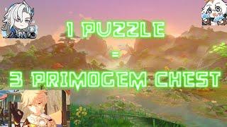 Chenyu vale Puzzle solve!!!!! 3 PRIMOGEM CHEST!!!!!!!!  FT. NEUVILLETTE Genshin Impact Guide