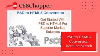 PSD to HTML5 Conversion   Detailed Sketch