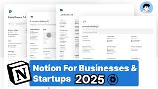 Best Notion Templates for Businesses & Startups in 2025 #notiontemplate #notion #notiontutorial