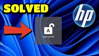 HOW TO Disable Caps lock Notification in Hp Windows 10 / 11